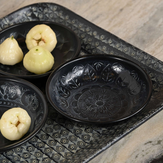 Etched Tapas Plate