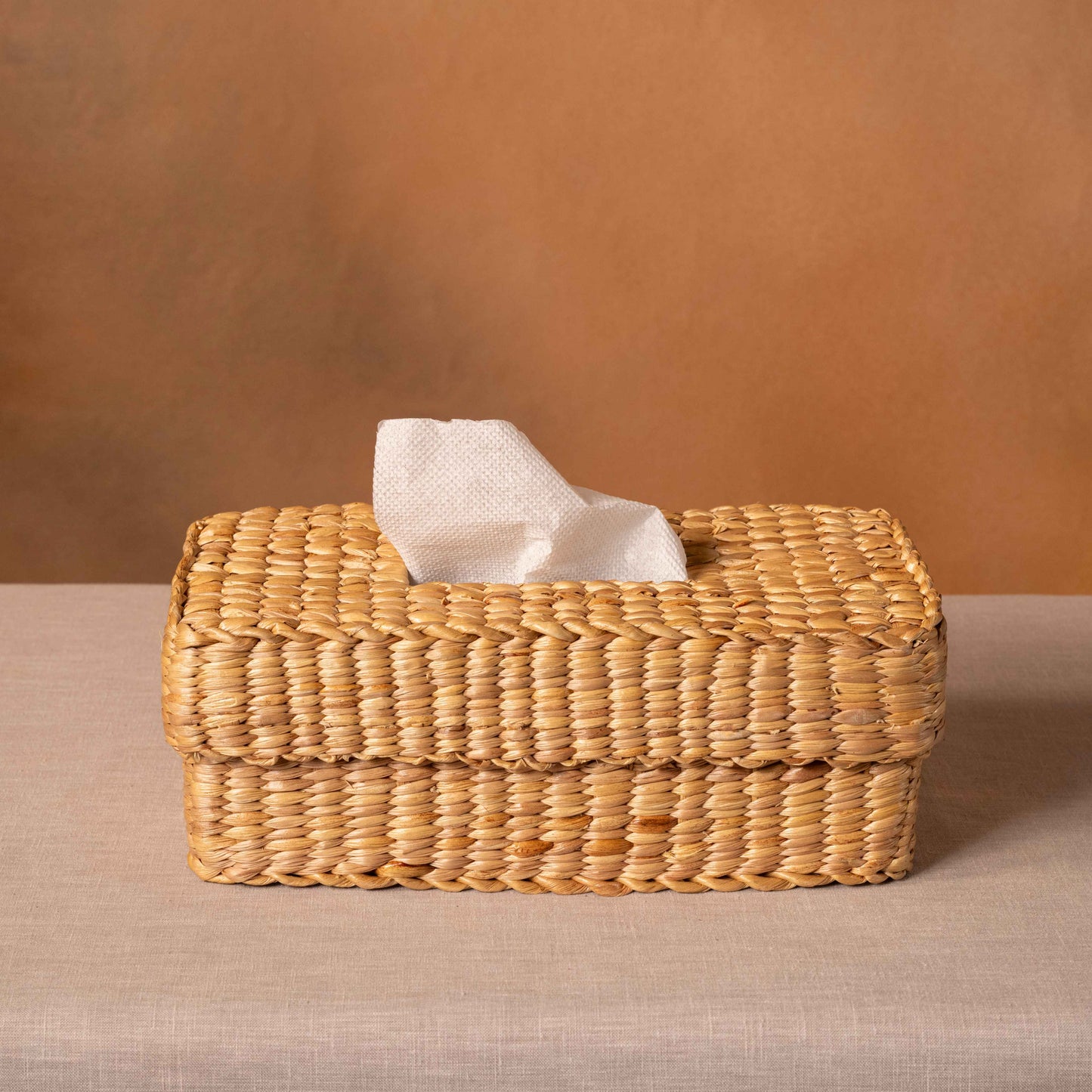 Rattan Tissue Box