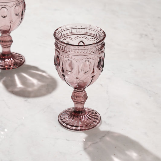 Amora Wine Glass (Pink)