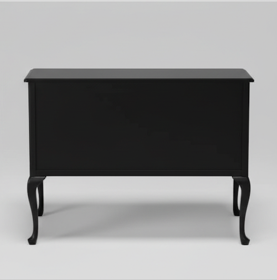 Midnight Curved Leg Console