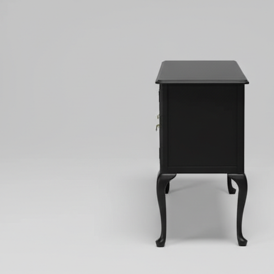 Midnight Curved Leg Console