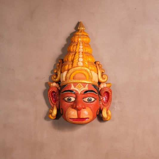 Hanuman Mask in Papier Mache (One of One)