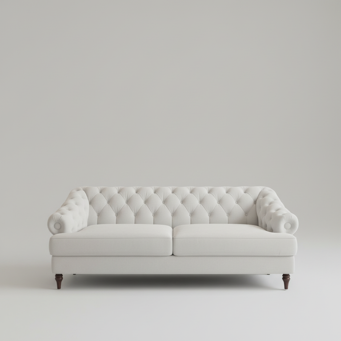 Doś Chesterfield Sofa — Modern Tufted, made to order by Peacock Life