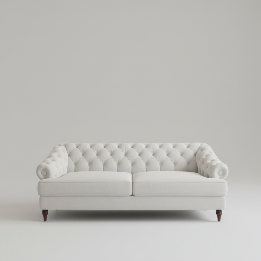 Doś Chesterfield Sofa — Modern Tufted, made to order by Peacock Life