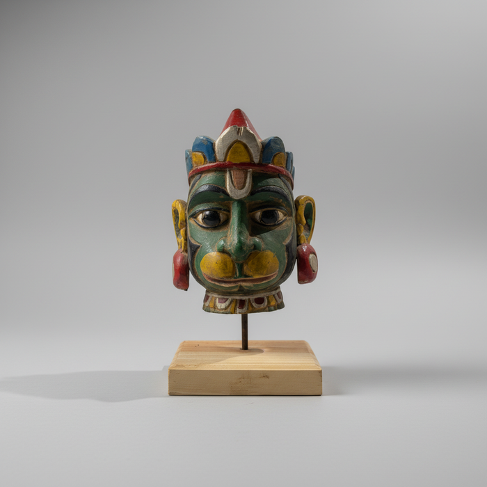 Hanuman Head Sculpture
