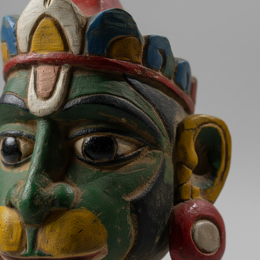 Hanuman Head Sculpture