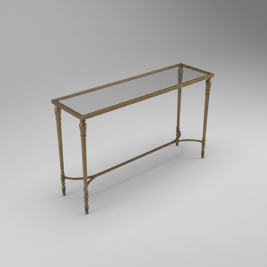 Slim Console Metal Table