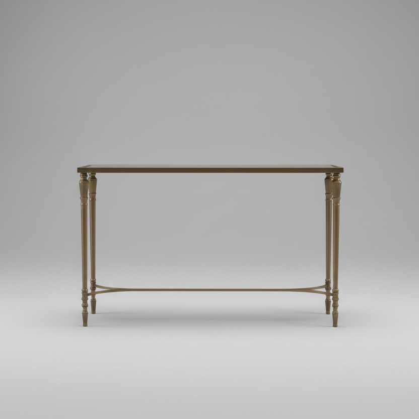 Slim Console Metal Table