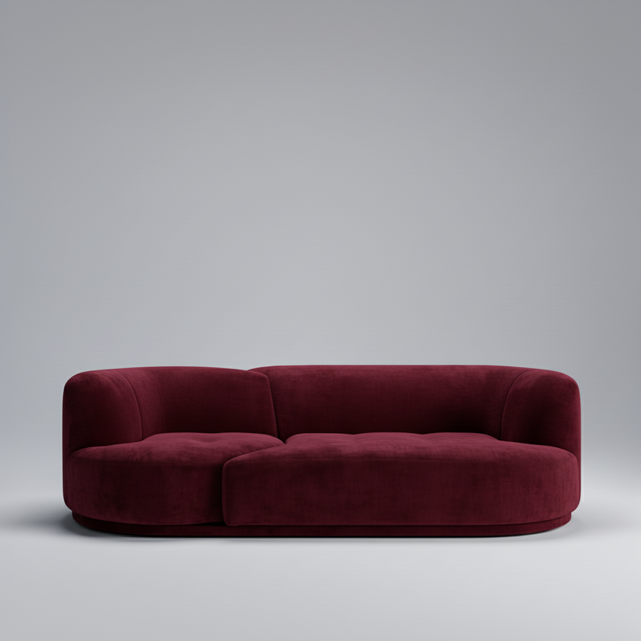 Prestige Sofa — Curved Modern Statement, made to order by Peacock Life — view 5