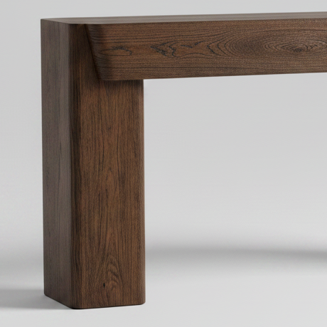 Block Wood Table
