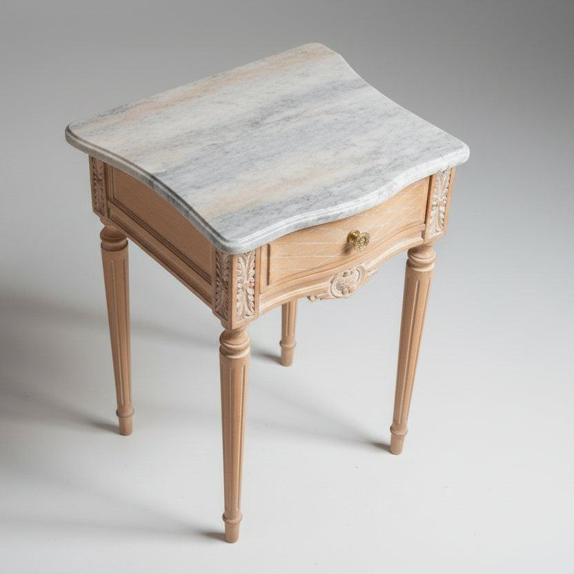 Antique Lattice Nightstand