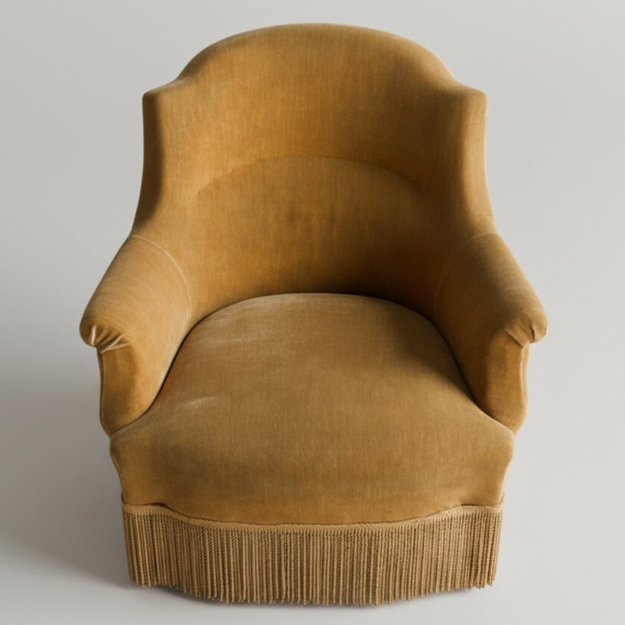 Aureate Fringe Chair – side profile