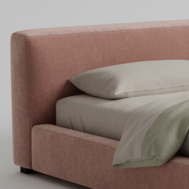 Blush Platform Bed