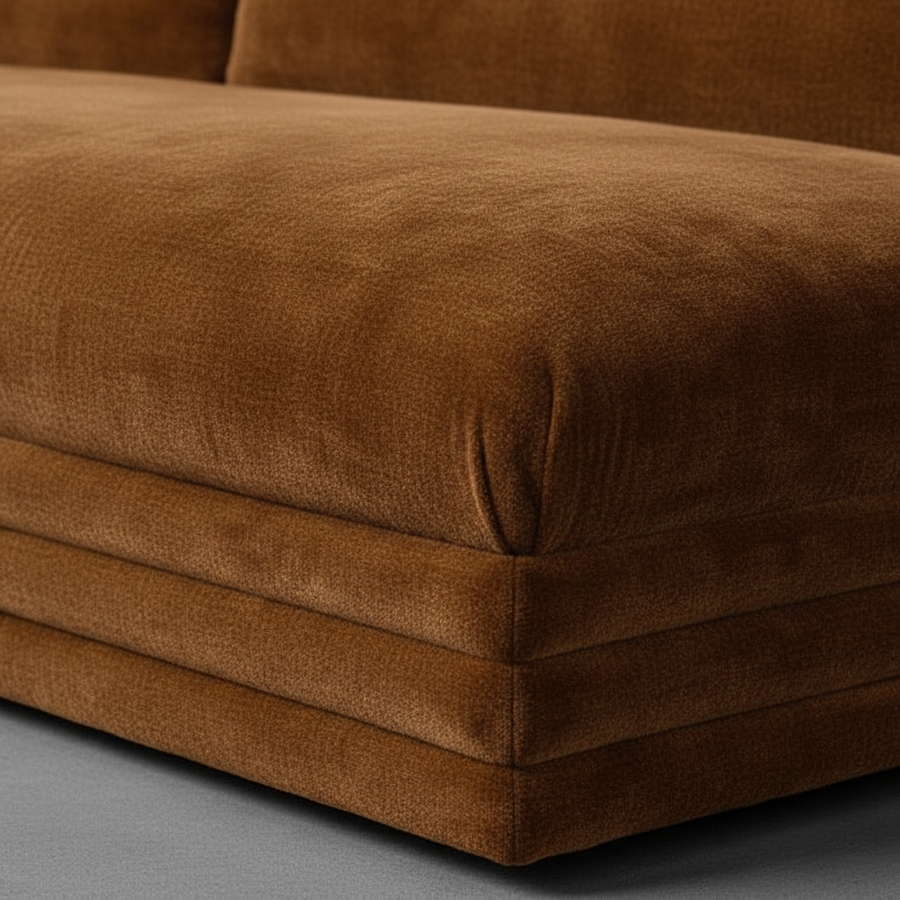 Terra Ridge — Curved Sectional Sofa, made to order by Peacock Life — view 2