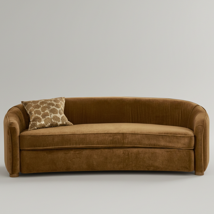 Havana Curve Sofa — Rounded Lounge, made to order by Peacock Life