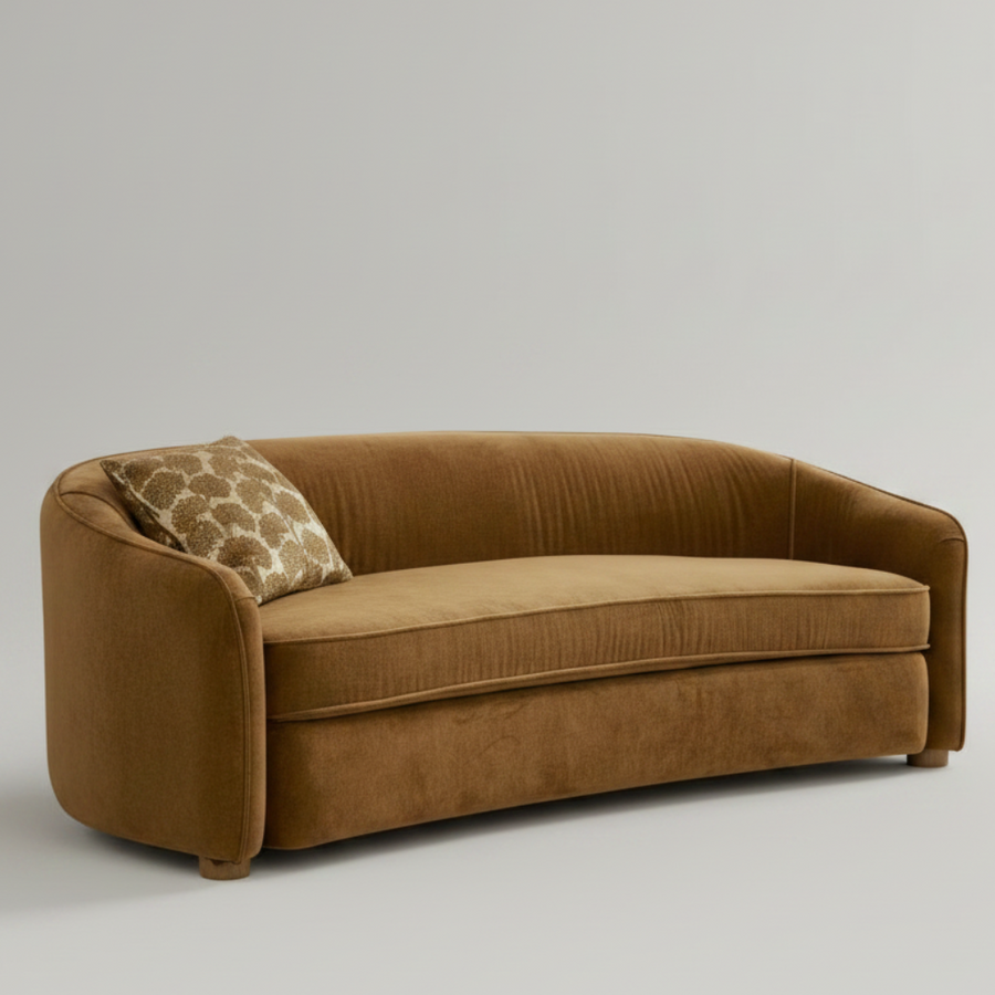 Havana Curve Sofa — Rounded Lounge, made to order by Peacock Life — view 3