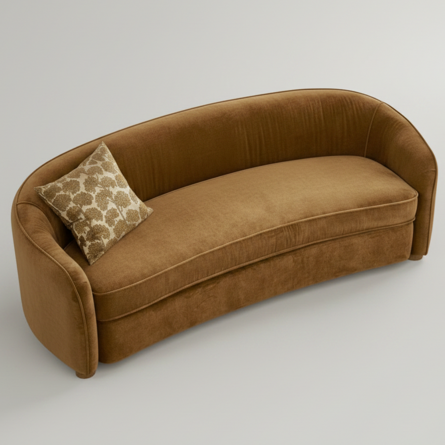 Havana Curve Sofa — Rounded Lounge, made to order by Peacock Life — view 4