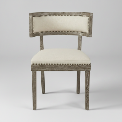Eli Curved Dining Chair – Wood Frame Chair