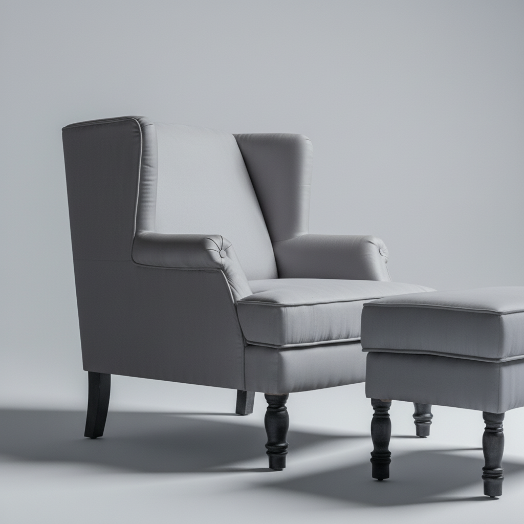 Bessie Chair with Stool