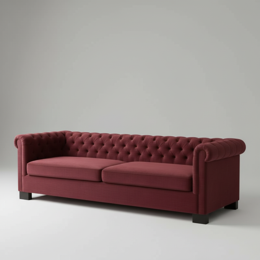 Chesterfield Sofa — Deep Button Tufted, made to order by Peacock Life — view 4