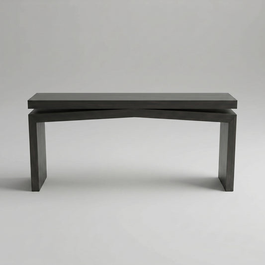 Minimal Slab Console Table