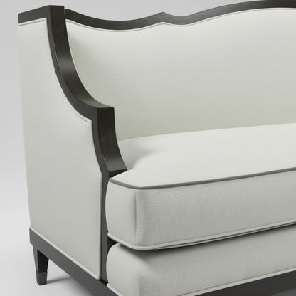 Ivory Silhouette Sofa