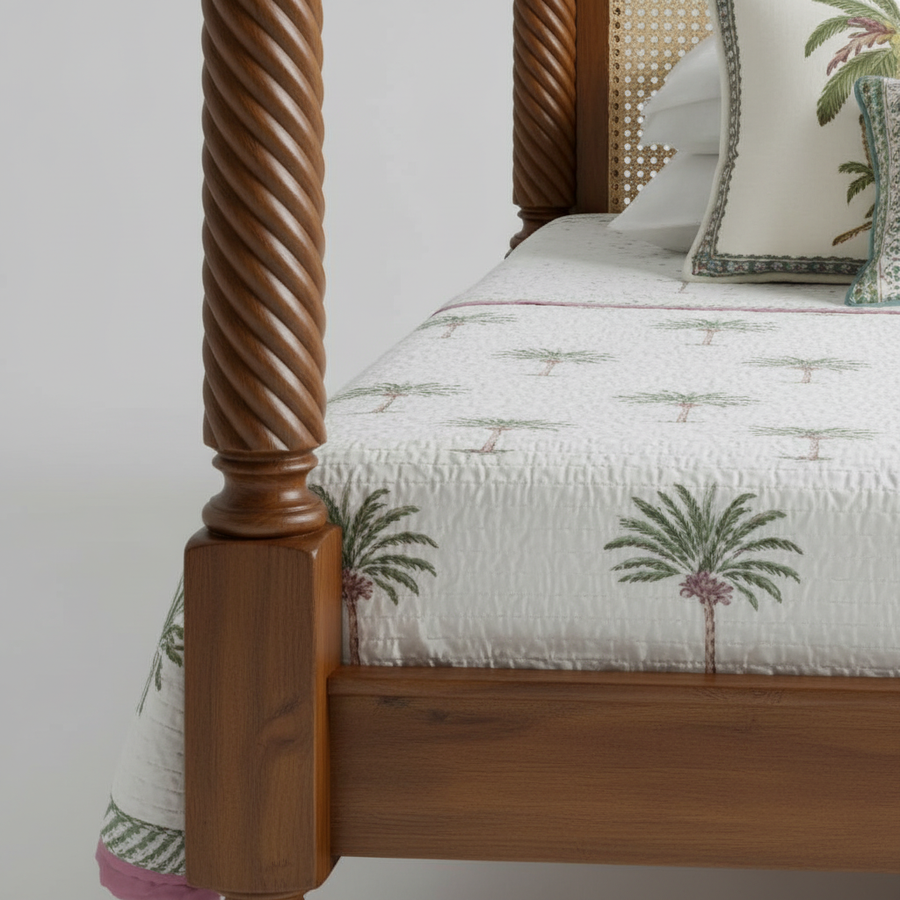 Cane Canopy Bed