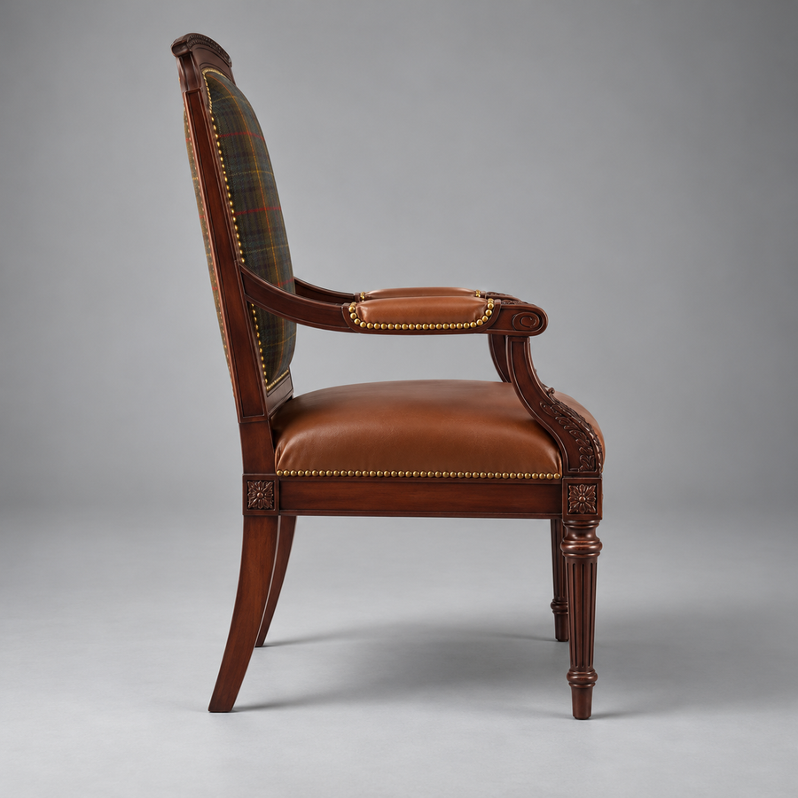 Highland Carver Chair – side profile