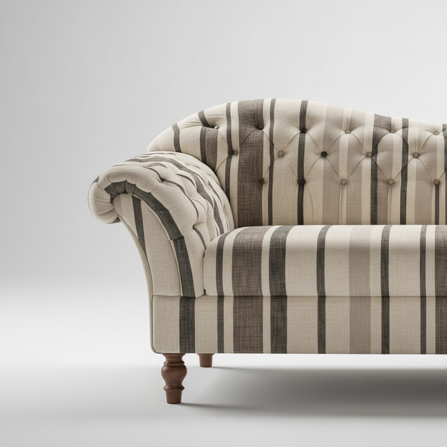 Khyber Sofa — Heritage Detailed Seating, made to order by Peacock Life — view 2