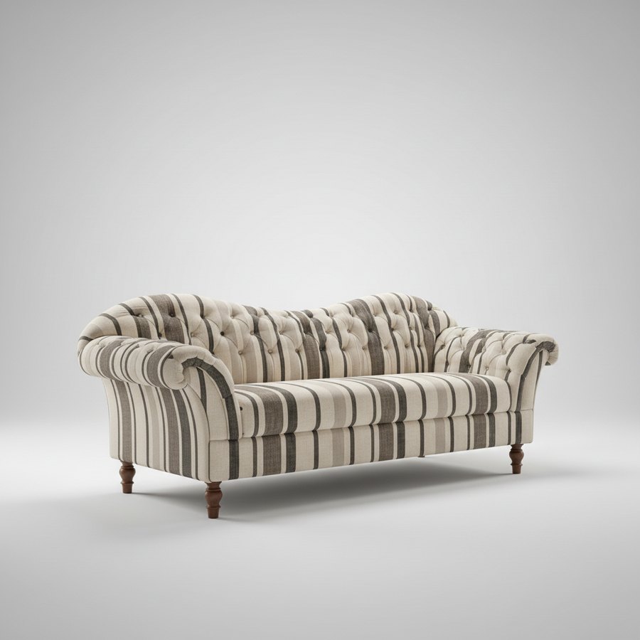 Khyber Sofa — Heritage Detailed Seating, made to order by Peacock Life — view 3