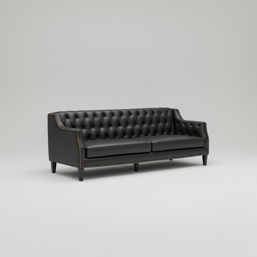 Tufted Sofa — Deep Button Detail, made to order by Peacock Life — view 5