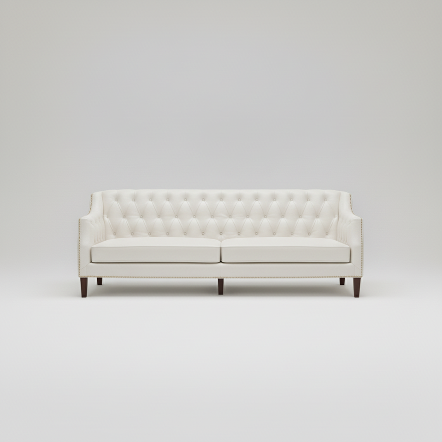 Tufted Sofa — Deep Button Detail, made to order by Peacock Life — view 6