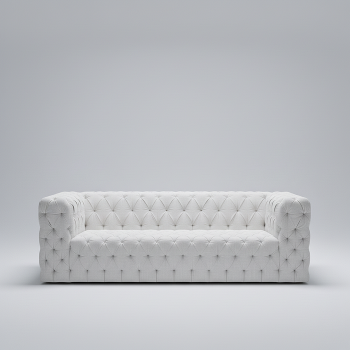 Verona Sofa — All-Over Tufted Modern, made to order by Peacock Life