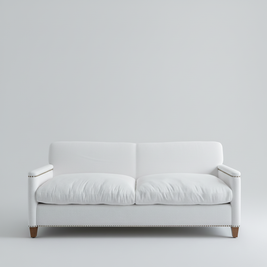 Luna Sofa — Slim Streamlined Seating, made to order by Peacock Life
