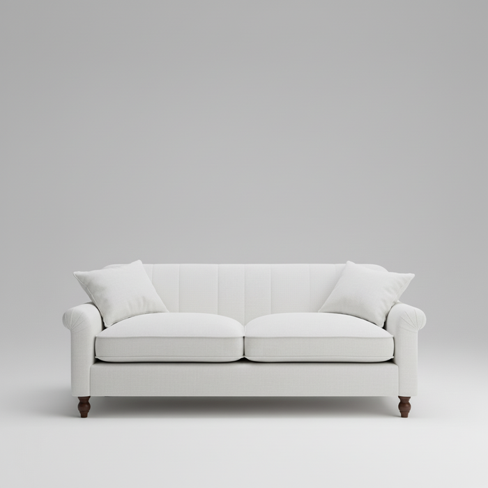 Nova Sofa — Compact Modern Lounge, made to order by Peacock Life