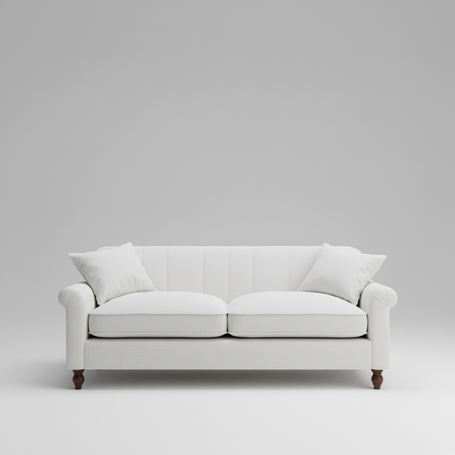 Nova Sofa — Compact Modern Lounge, made to order by Peacock Life