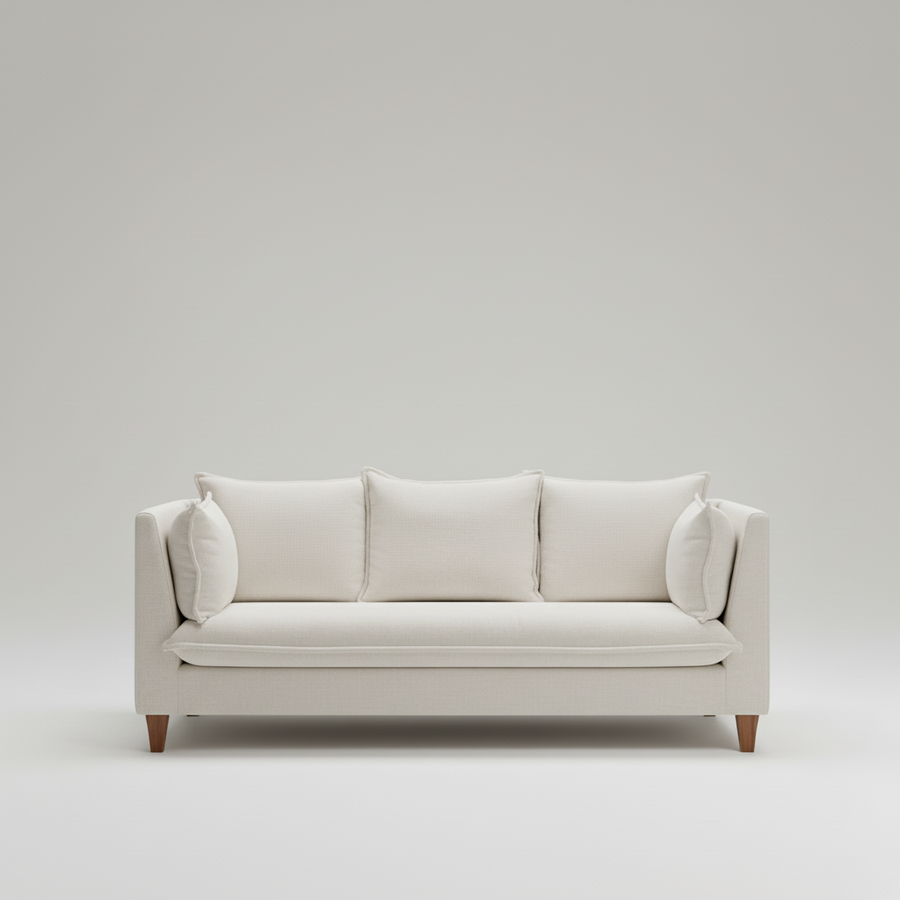 Vesta Sofa — Compact Clean-Lined, made to order by Peacock Life — view 2