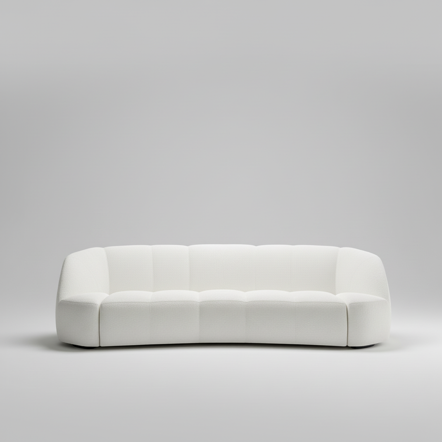 Zenith Sofa — Rounded Cocoon Lounge, made to order by Peacock Life — view 3