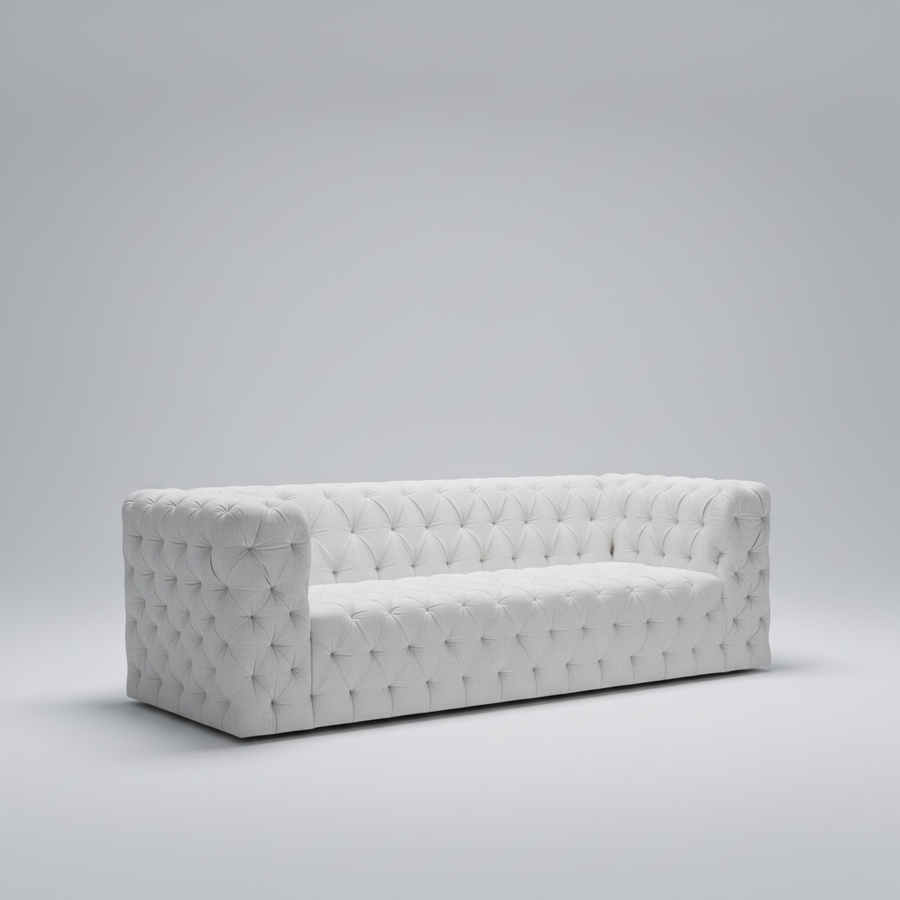Verona Sofa — All-Over Tufted Modern, made to order by Peacock Life — view 2