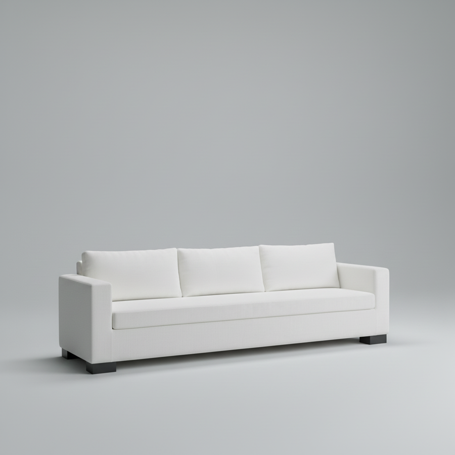 Milo Sofa — Clean-Lined 3-Seater, made to order by Peacock Life — view 5