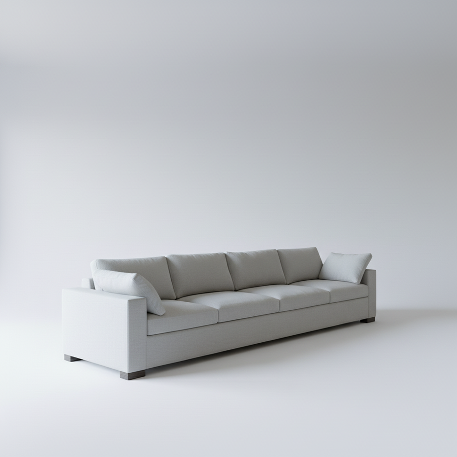 Sora Sofa — Minimal Modern Lounge, made to order by Peacock Life — view 3