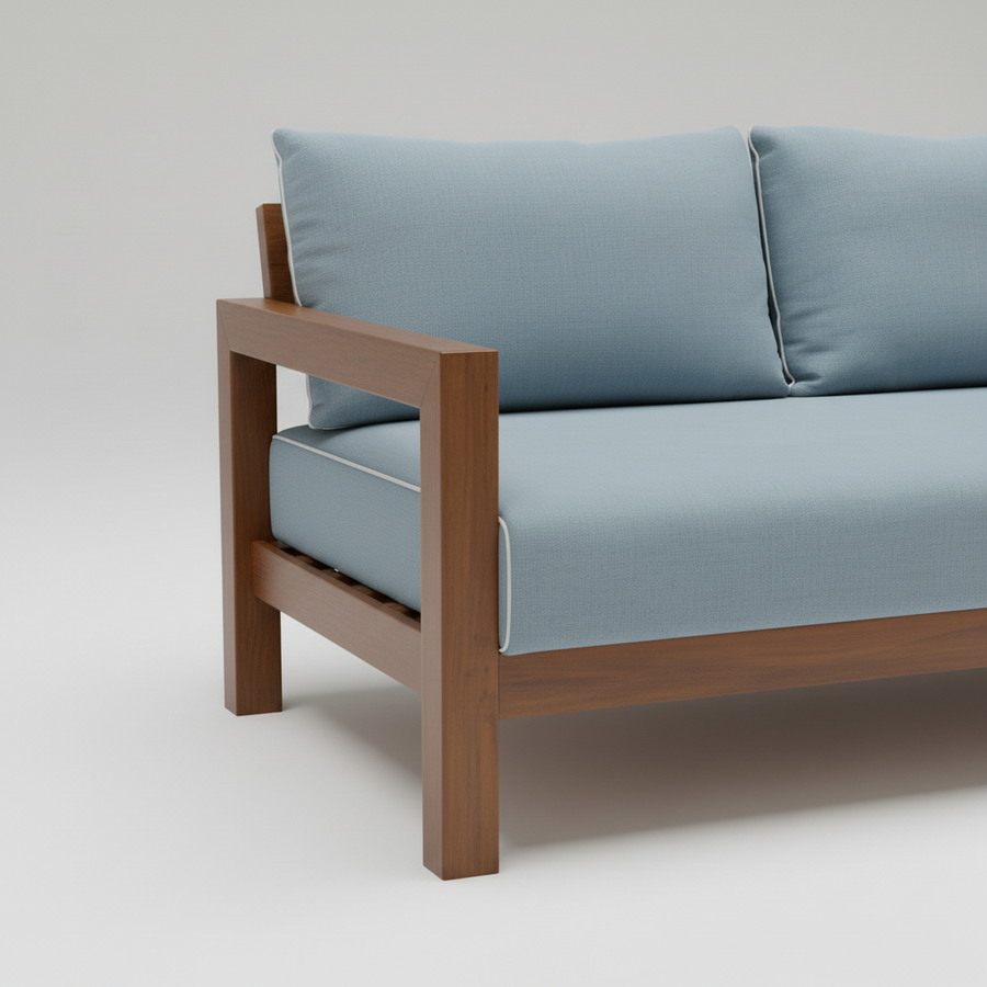 Crest Sofa — Modern Tailored Lounge, made to order by Peacock Life — view 3