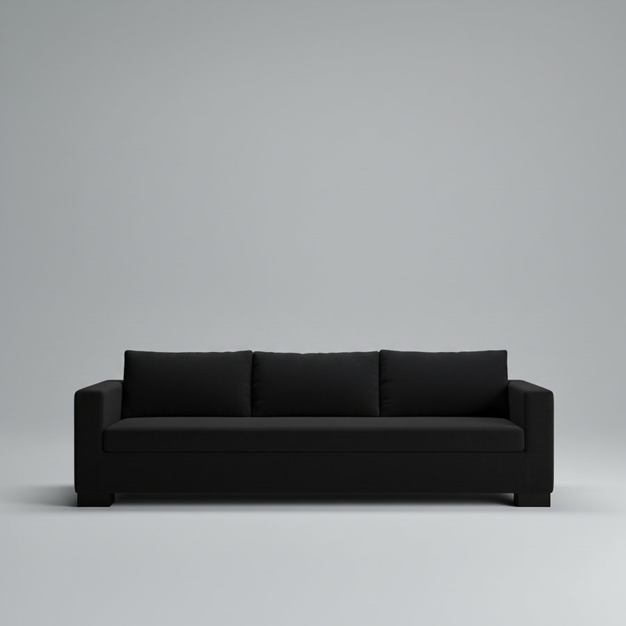 Milo Sofa — Clean-Lined 3-Seater, made to order by Peacock Life — view 3