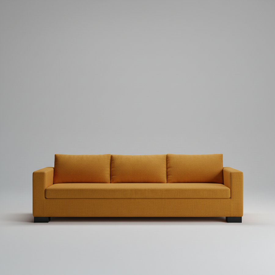 Milo Sofa — Clean-Lined 3-Seater, made to order by Peacock Life — view 4