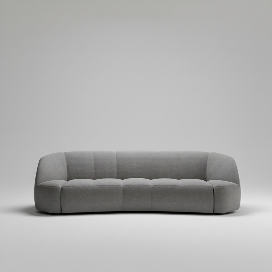 Zenith Sofa — Rounded Cocoon Lounge, made to order by Peacock Life — view 2