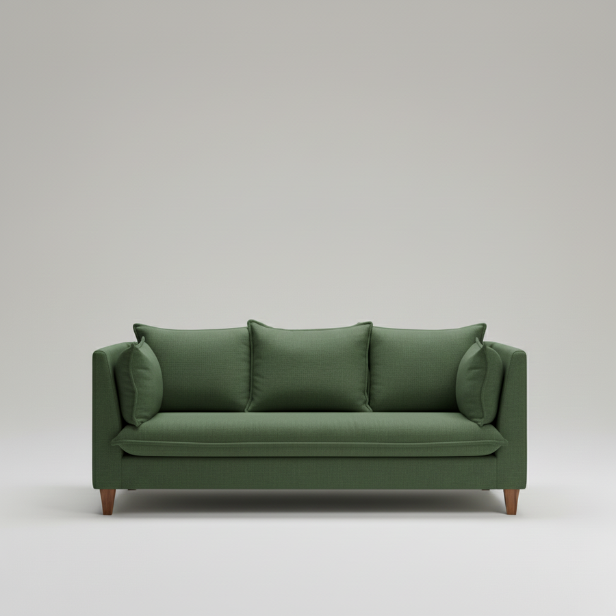 Vesta Sofa — Compact Clean-Lined, made to order by Peacock Life — view 5