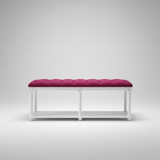 Tufted Colonial Bench