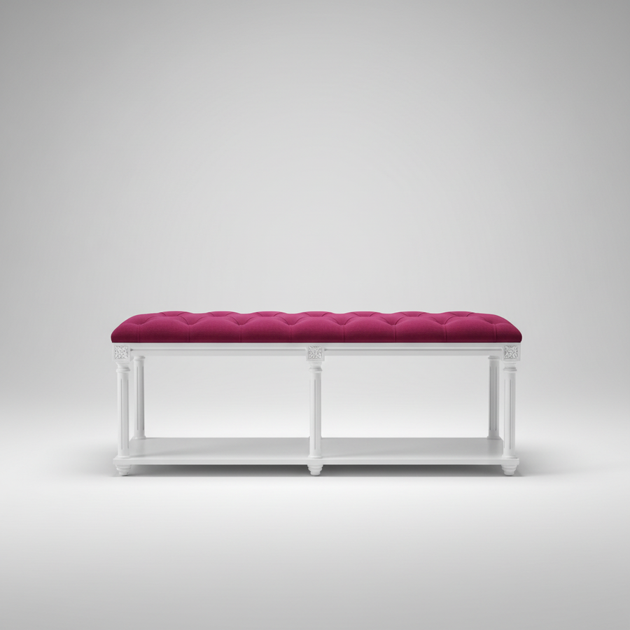 Tufted Colonial Bench