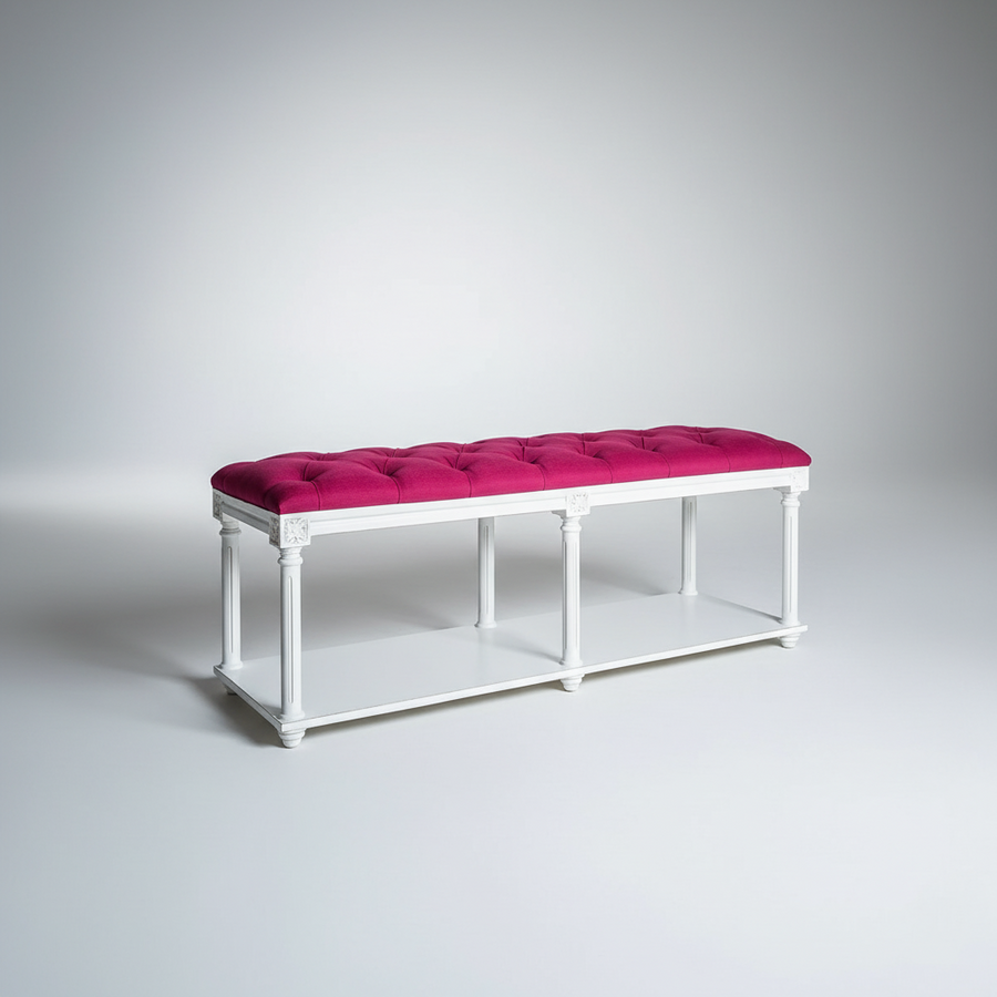 Tufted Colonial Bench
