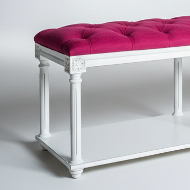 Tufted Colonial Bench